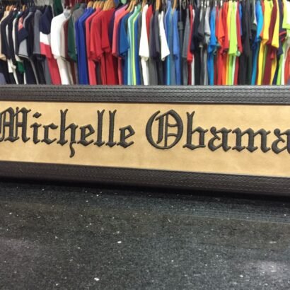 Wall Nameplates – Imitated Leather